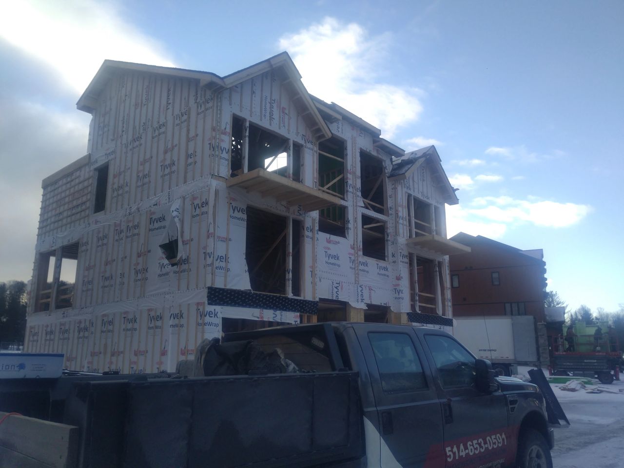 Charpente résidentielle bois Saint-Sauveur