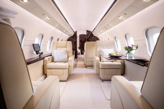 Aircraft interior detail Oakland