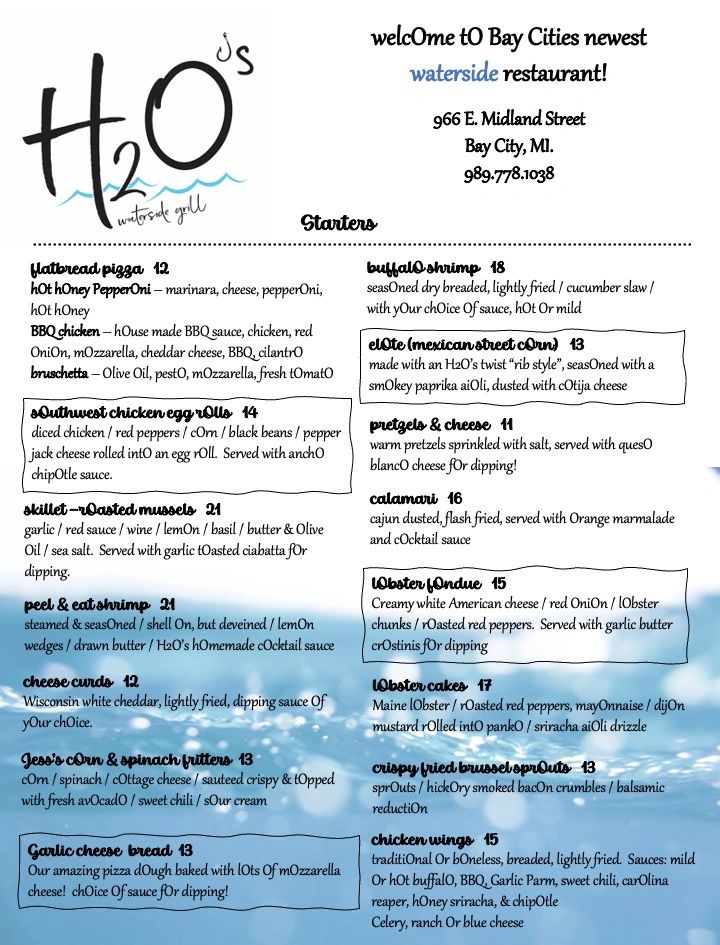 H2O s Waterside Grill H2O s Waterside Grill