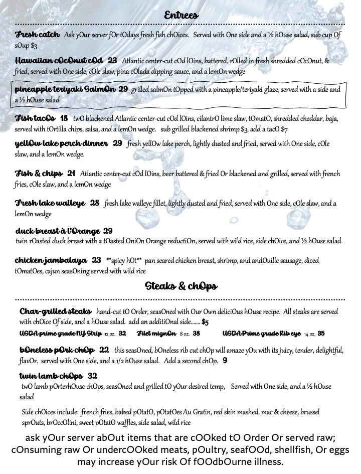 H2O's Waterside Grill