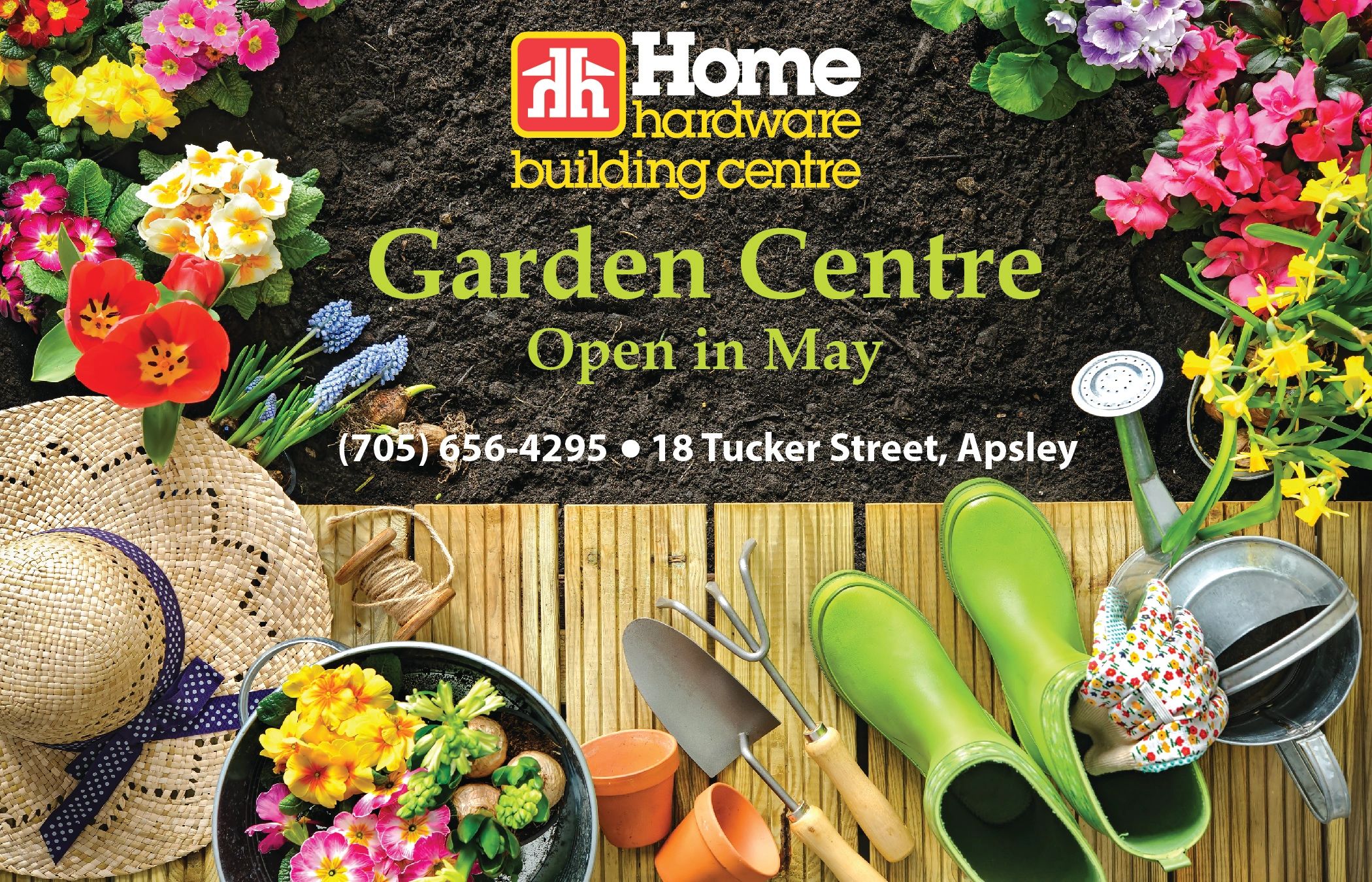 Print advertising for Apsley Home Hardware Garden Centre