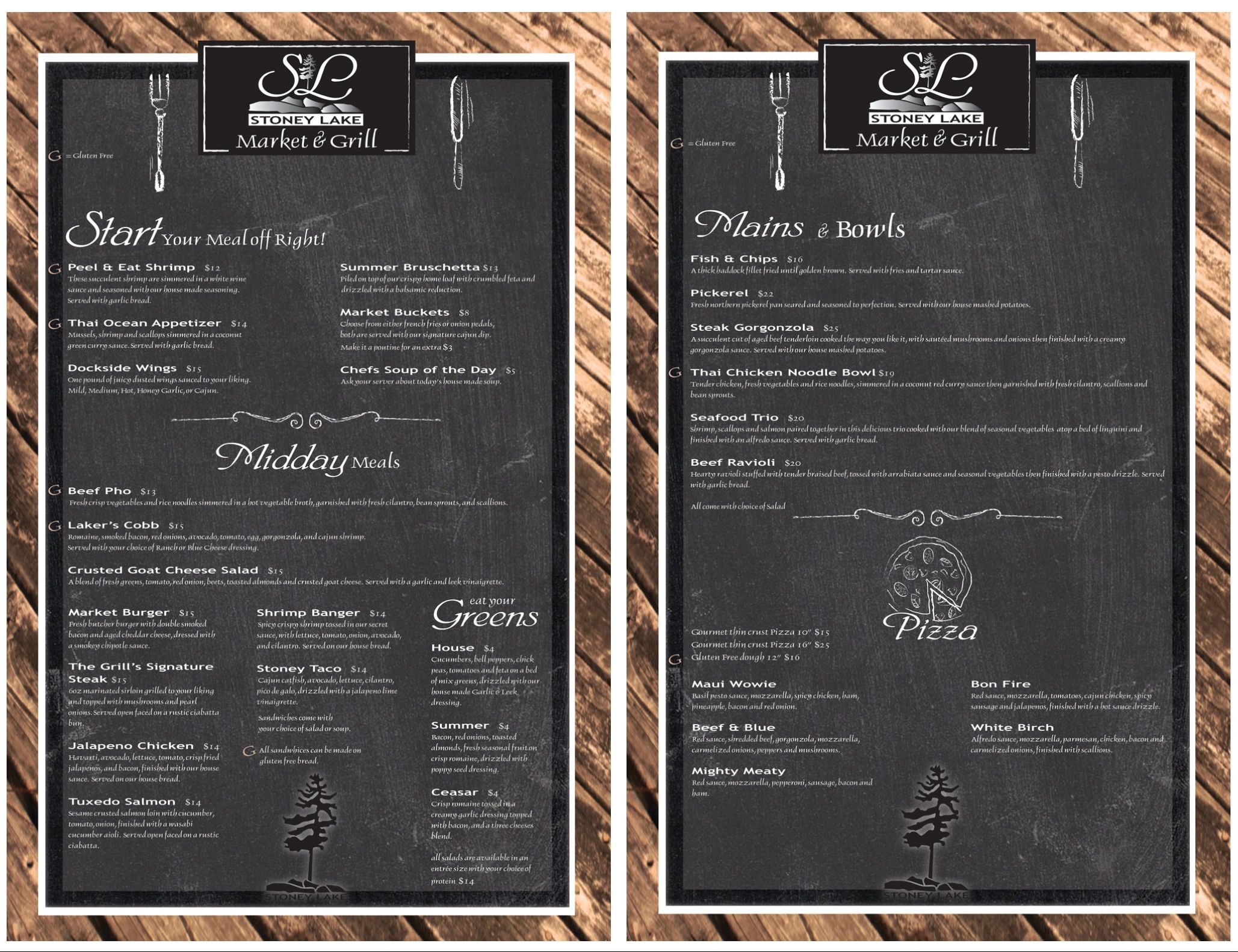 Custom Restaurant Menu Design