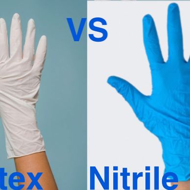 Nitrile vs latex gloves. What is the difference between nitrile and rubber gloves?