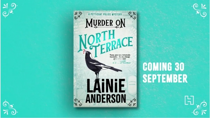 Murder on North Terrace is an historical fiction, cosy crime murder mystery.