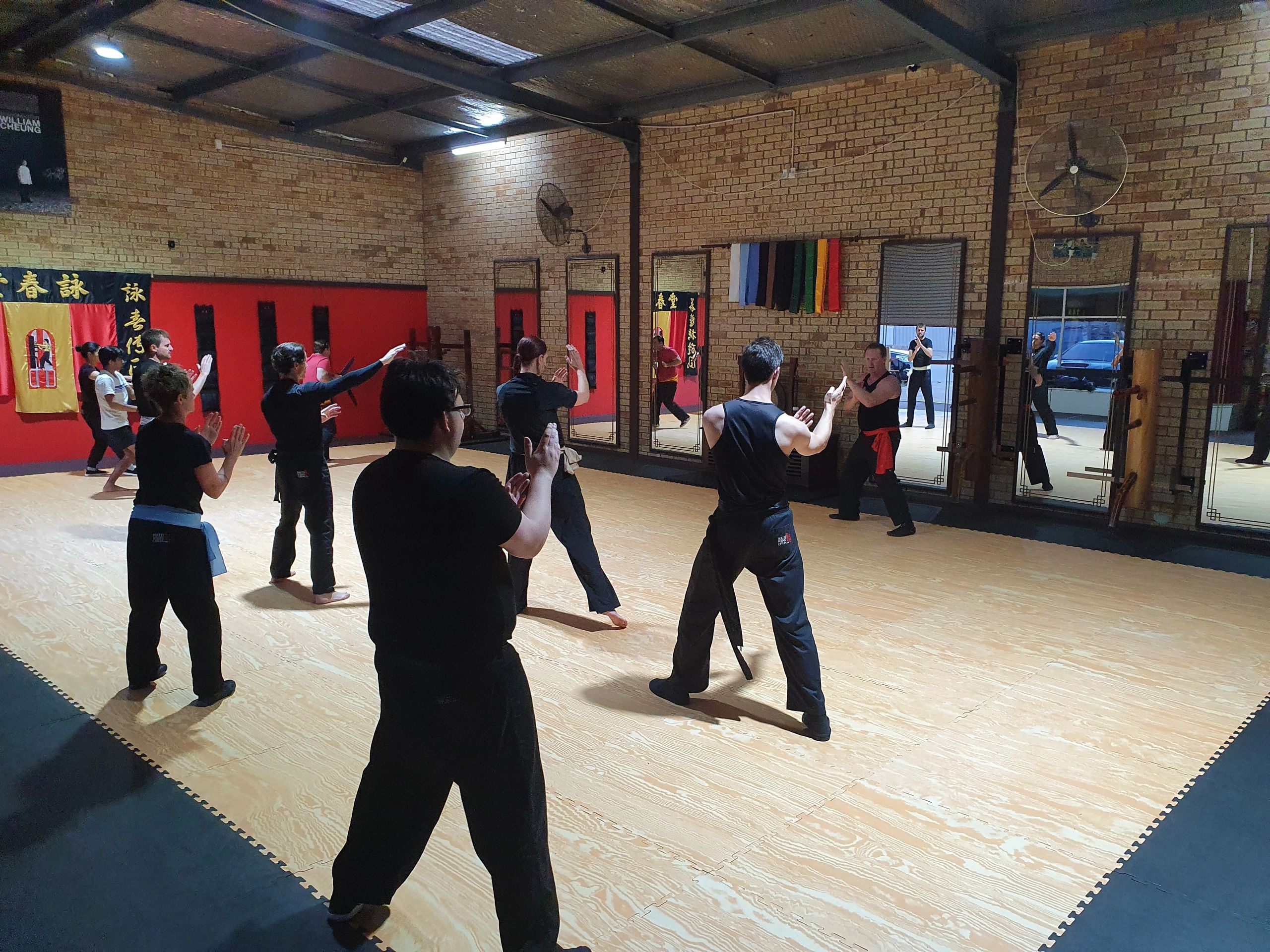Perth Wing Chun class in action