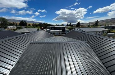 New roof of a house in Wanaka. Taken on top of the roof.