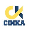 Logo featuring a yellow and blue design with 'CINKA' text.