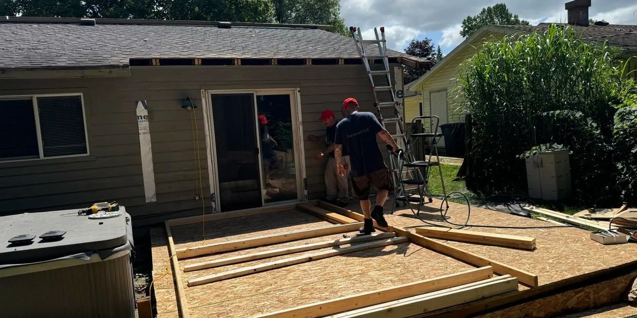 An addition project in Osceola.