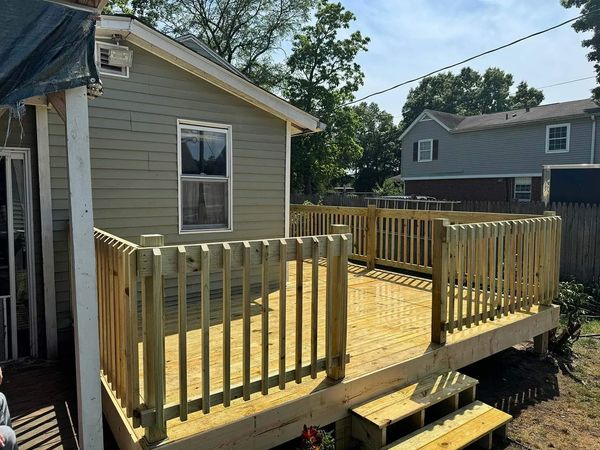 A custom deck in Osceola.