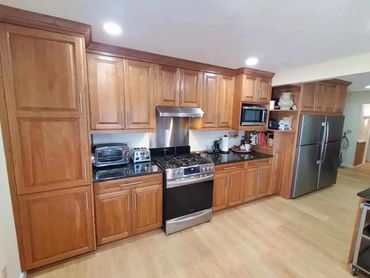 A remodeled Kitchen.
