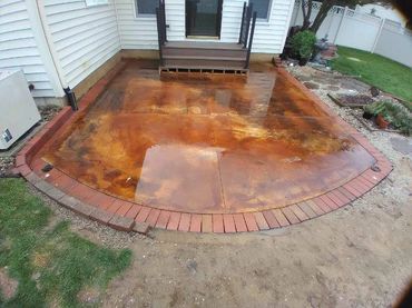 A new porch entrance.