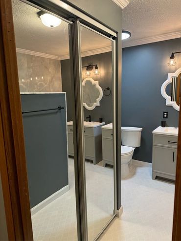 A renovated bathroom in Osceola.