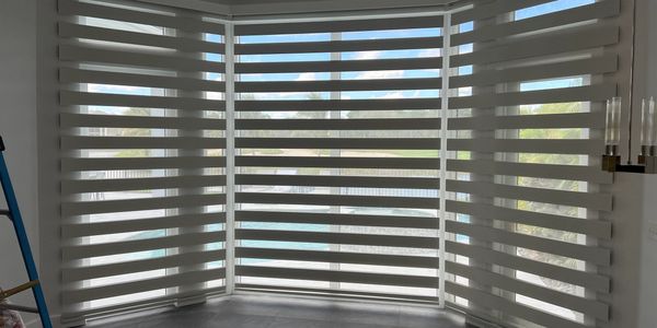Zebra/Banded/ Double Roller Shades are all the rage these days. We’ll get you covered.