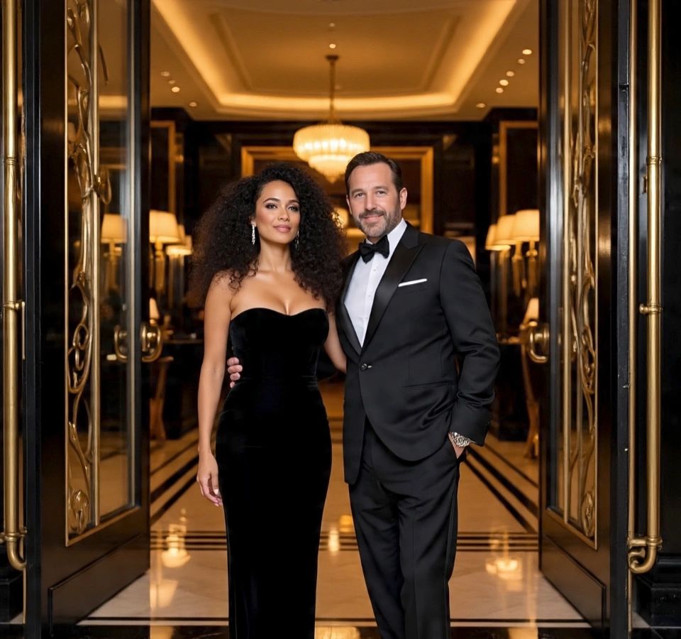 Power couple of the month photo shoot for HM Magazine. 