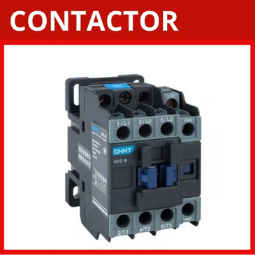 interruptor electromagnético, se usa comúnmente en arranque y control de motores