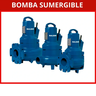 Bombas robustas de la marca Sulzer, diseñada para el bombeo eficiente y fiable de agua residuales 
