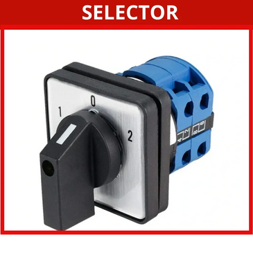 Interruptor conmutador rotativo diseñado para el control y la transferencia de circuitos eléctricos d