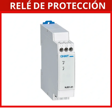  Relé de protección trifásico, sirve para proteger circuitos de perdidas de fase 