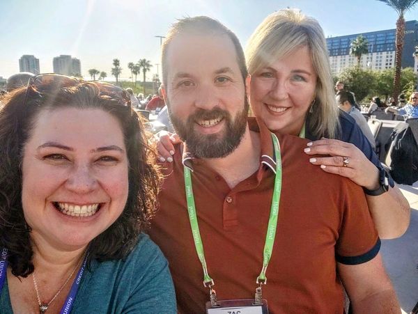 Customer and teammate friends at Hyland's annual conference. 
