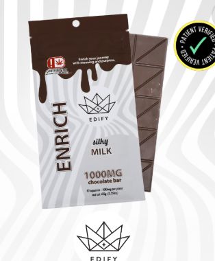 Milk Choc Bar 1000mg
