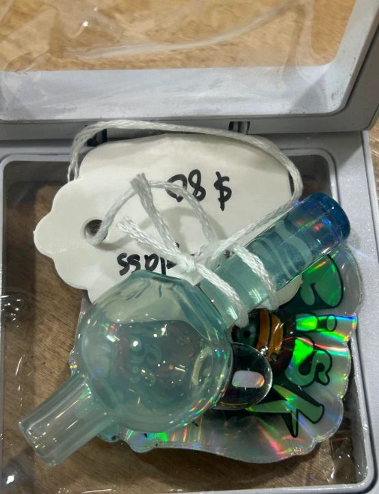 Carb Cap Heady Fisk Glass
