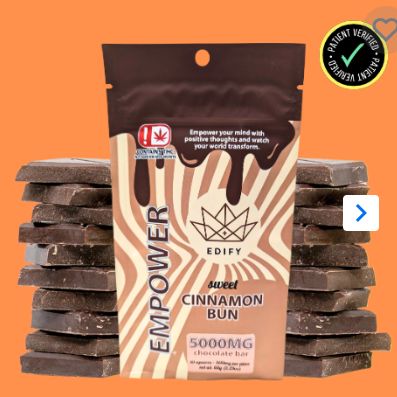 Cinnabun Choc Bar 5000mg