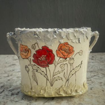 Poppies.   
This is a series I have been working on. The series pieces are not able to be purchased 