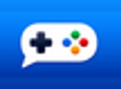 Chat bubble with a game controller icon.