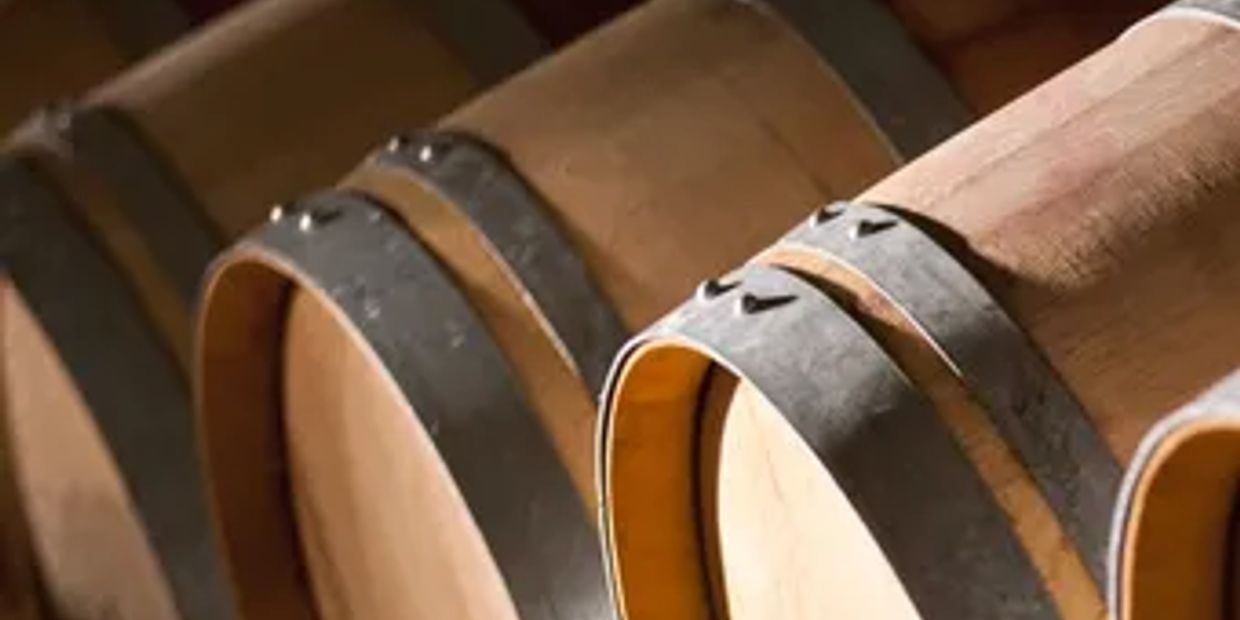Rows of barrels