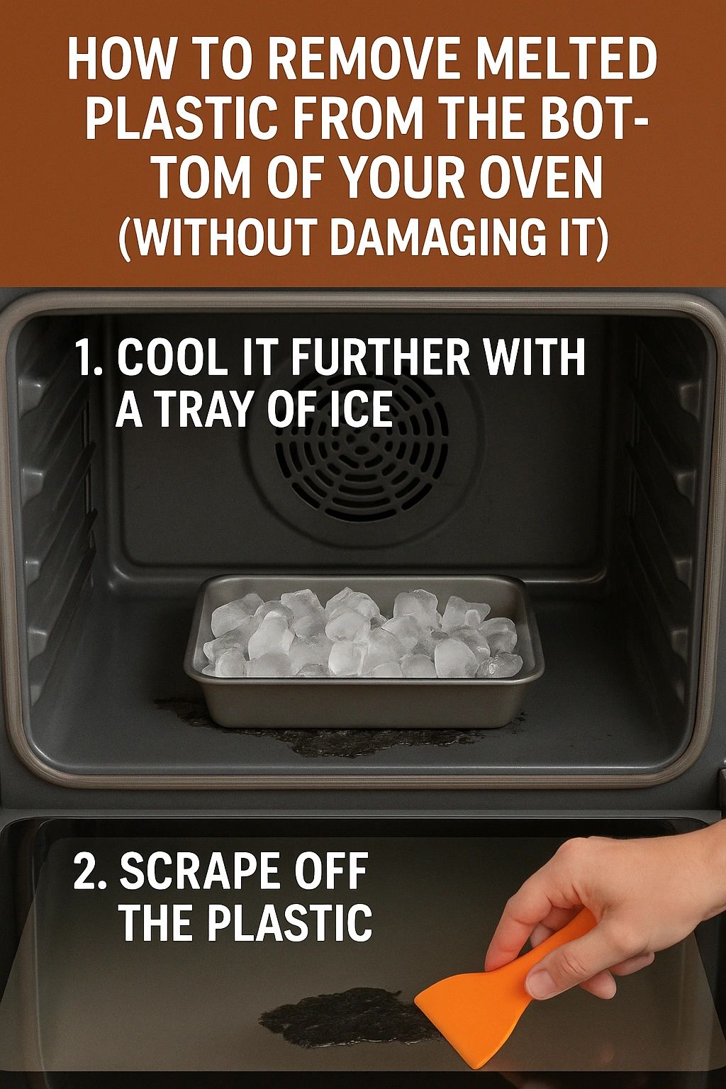 How to Remove Melted Plastic from the Bottom of Your Oven