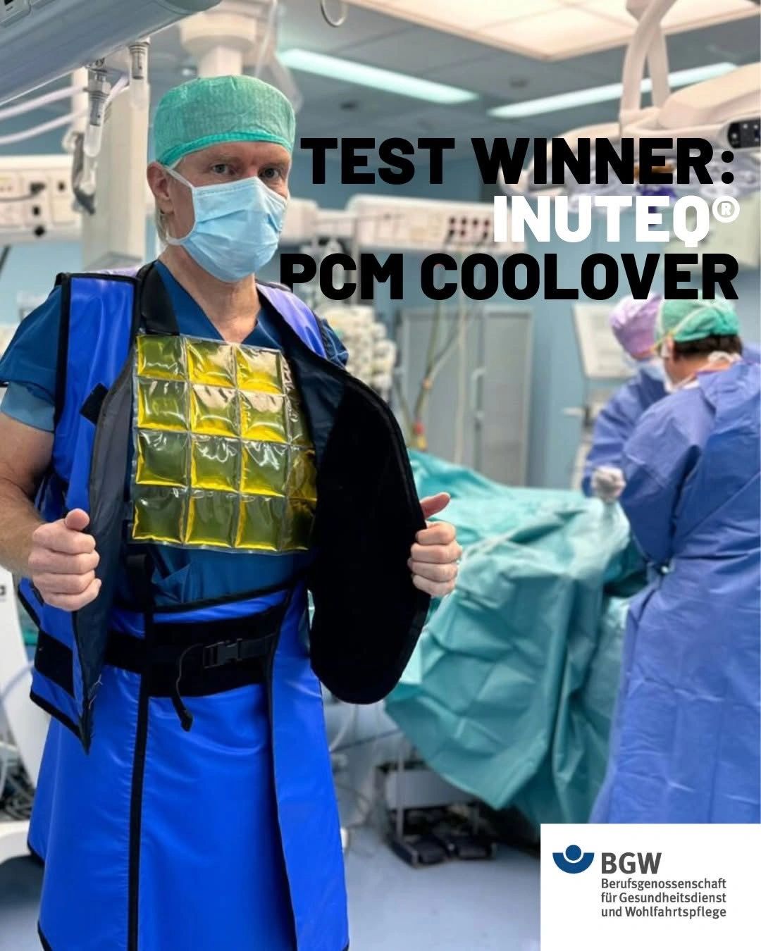 #1
Ranked top cooling vest for healthcare

BGW independent comparative study — 10 vests tested, 2025