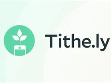 Logo of Tithe.ly with a plant growing from a drawer icon.