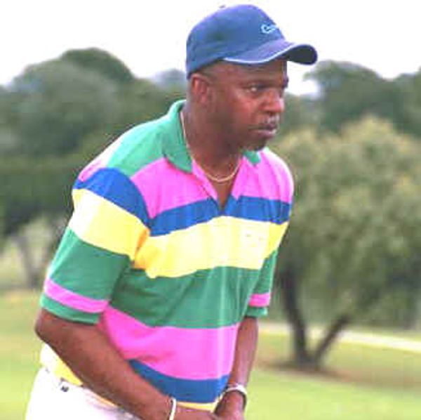 Coach Larry is getting ready to send the kids out at Pecan Valley Golf Club to play 3 holes.  