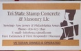 Tri State Stamp Concrete & Masonry llc
