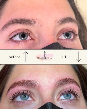 Brow lamination and lash lift 