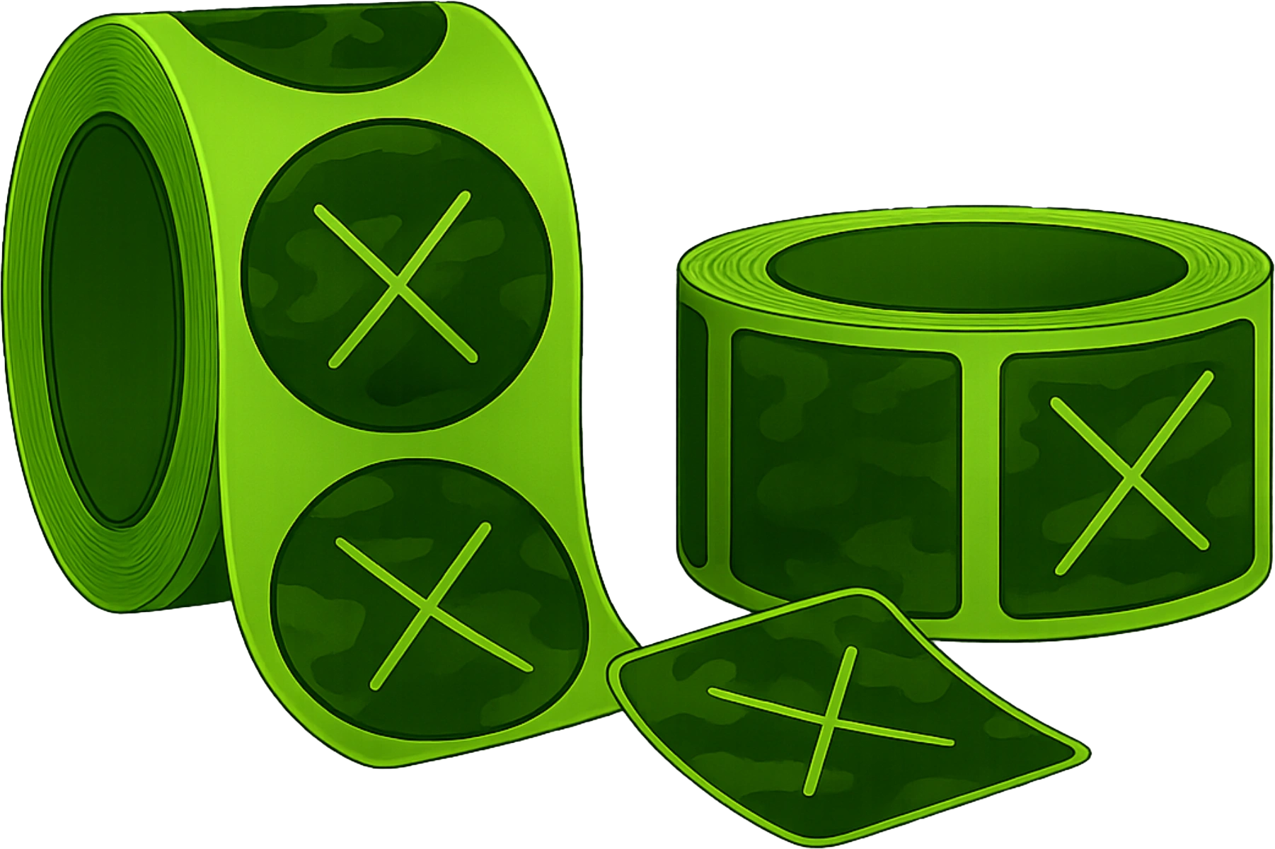 Stickers – Custom die-cut stickers in any shape.