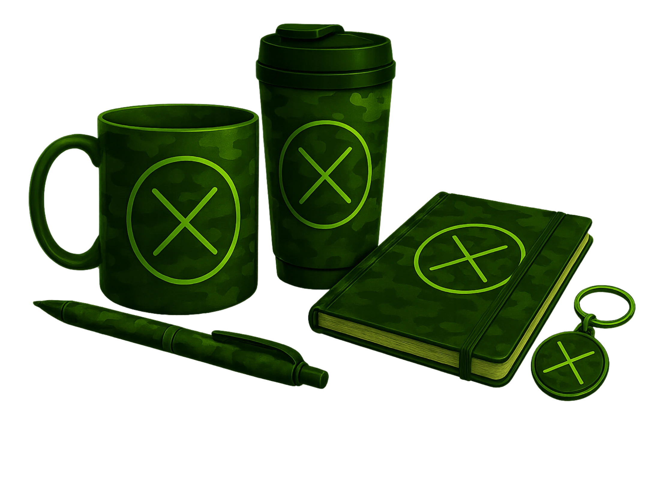 Promotional Items – Endless branded merch options.