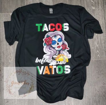 custom tshirt tacos direct to garment hd print
