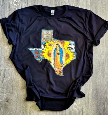 Custom tshirt virgin marry texas direct to garment