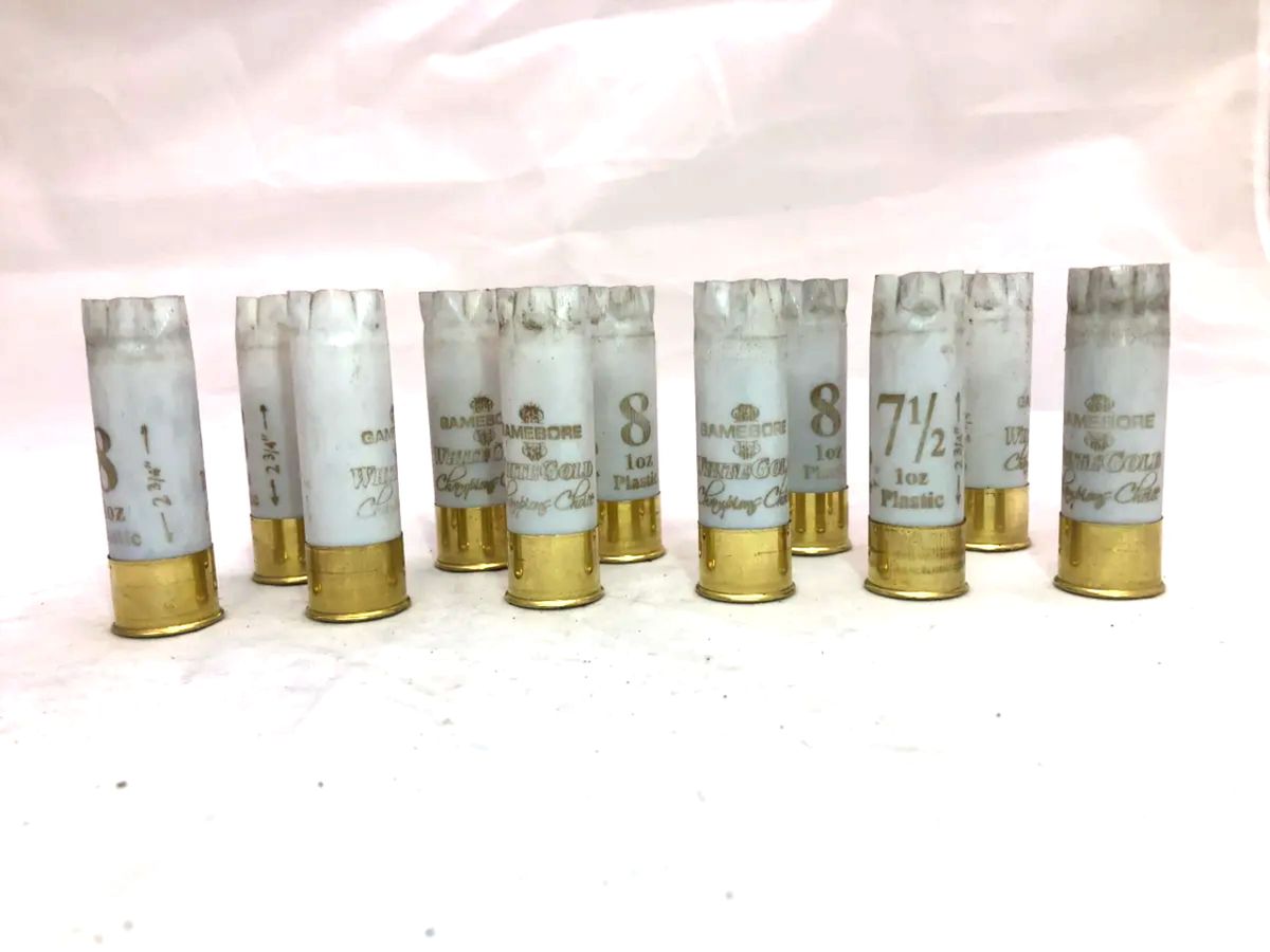 Game Bore High Brass White Shotgun Shells