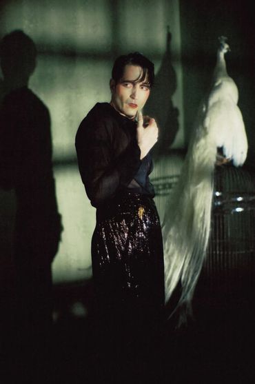 David Dastmalchian wearing finger extensions by me, on Mike Pecci and Gina Manning's film Metanoia