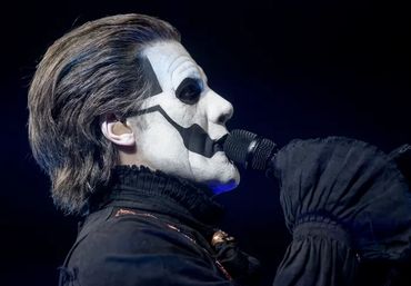 Ghost Band - Mask by Immortal Masks, Hair and eyebrows applied to the mask by Ana Victoria Esquivel