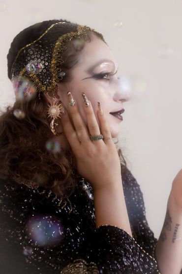 Makeup, hair and nails by Ana Victoria Esquivel. 
Model: Trinity
Photographer: Nicole Rose Julian