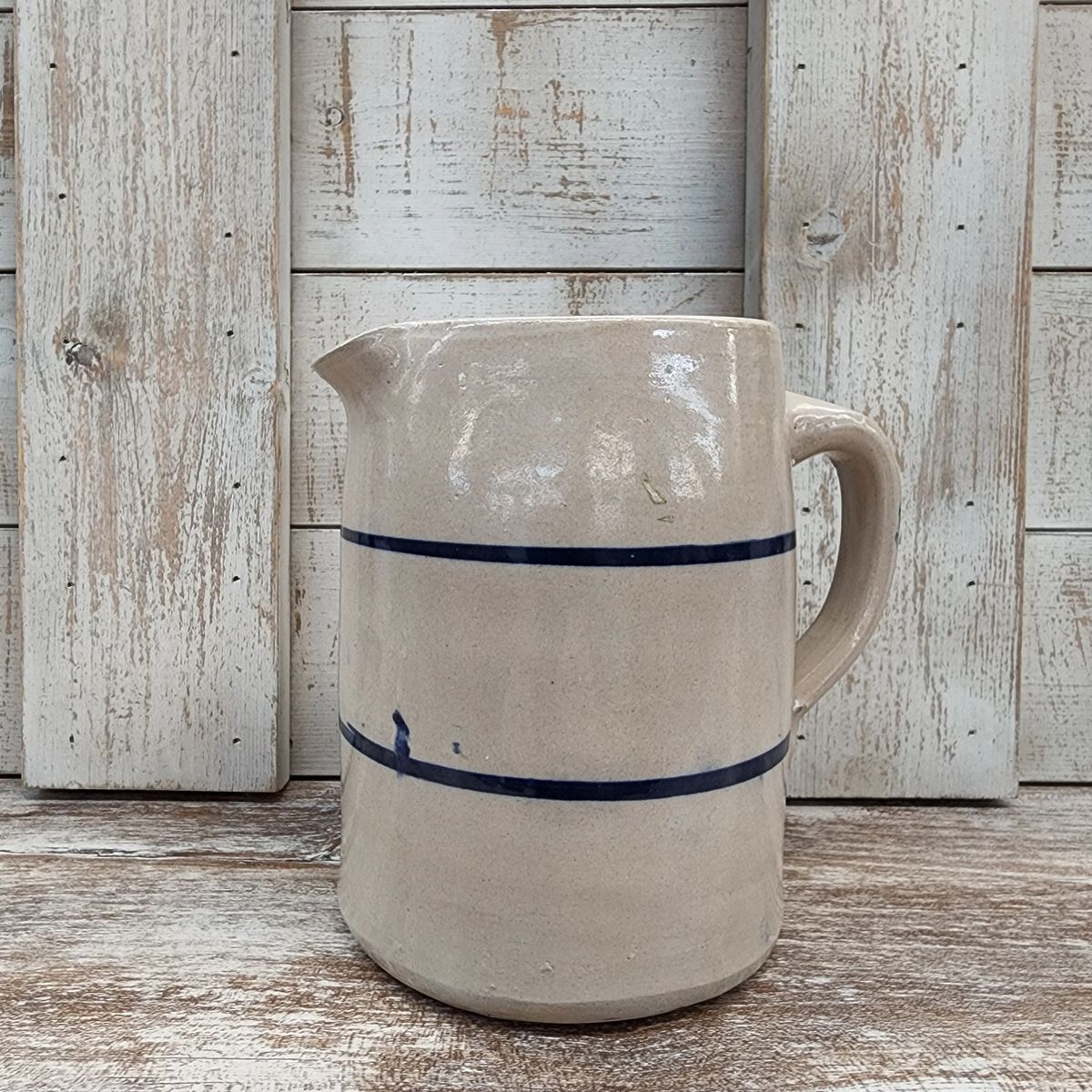 Vintage Stoneware Pitcher 6Tall