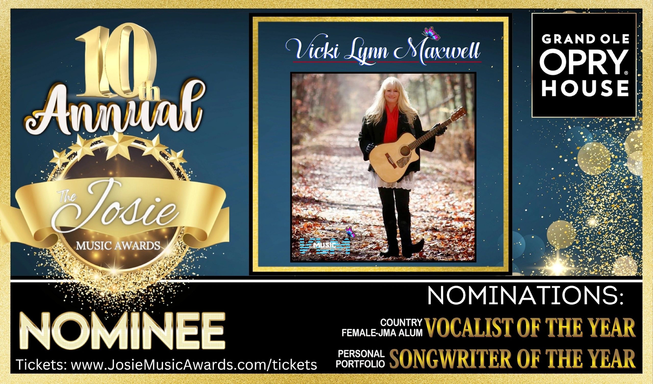 JOSIE MUSIC  AWARDS NOMINATIONS
2024