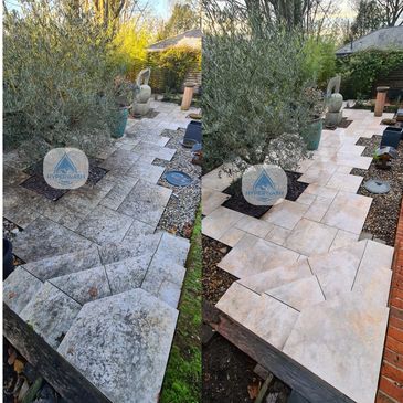 Pressure Washing Porcelain in Salisbury