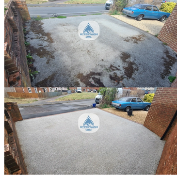 Pressure Washing Resin Driveway in Salisbury