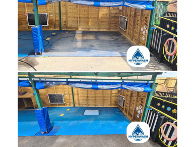 Play Equipment Cleaning for a local school in Salisbury