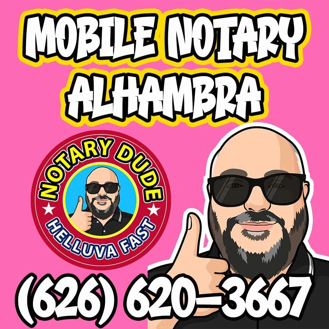 Cheap Notary in Alhambra