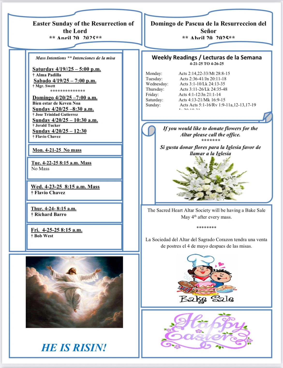 Easter Sunday of the Resurrection of the Lord